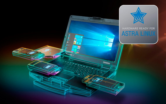 Ноутбук Panasonic Toughbook FZ-55 официально сертифицирован на совместимость с ОС Astra Linux
