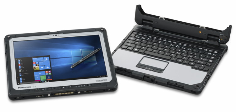 Обзор полностью защищенного ноутбука Panasonic Toughbook CF-33 - дисплей отсоединяется от клавиатуры