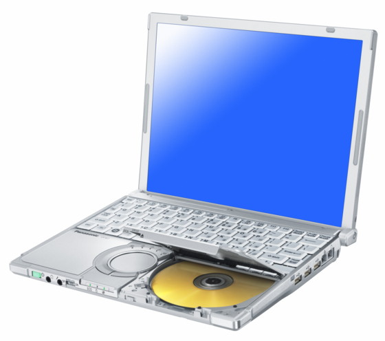 ���������� ������ ������� � �������� 12,1 ����� Panasonic Toughbook CF-W8 - DVD-������