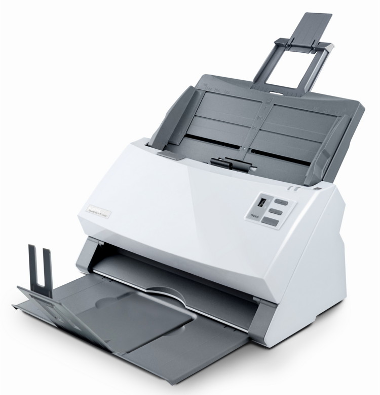 Потоковый сканер Plustek SmartOffice PS3180U - вид спереди