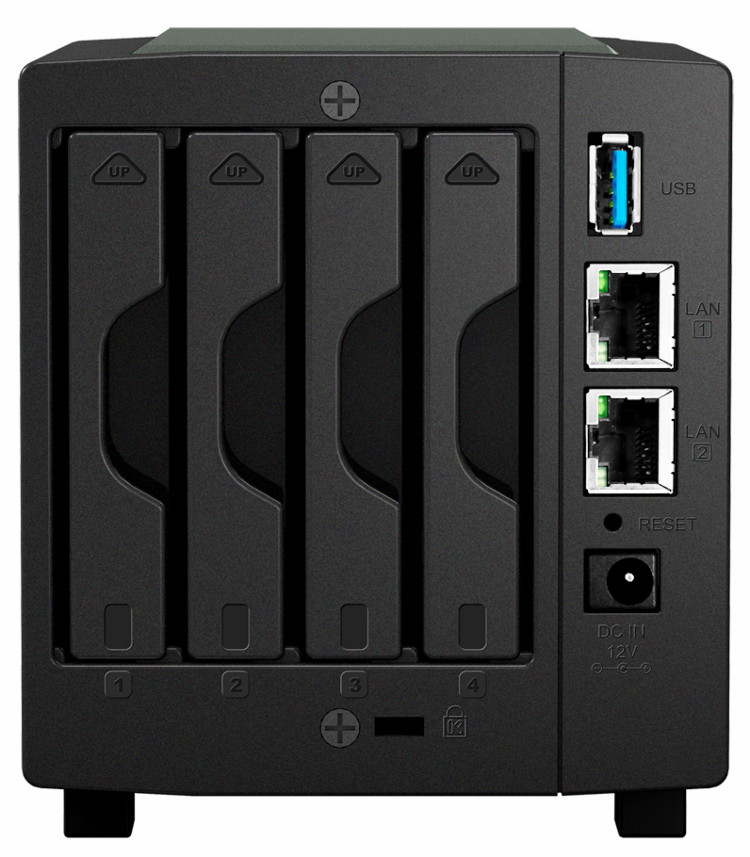 4-� �������� ������� ���������� Synology Disk Station  DS414slim - ��� �����