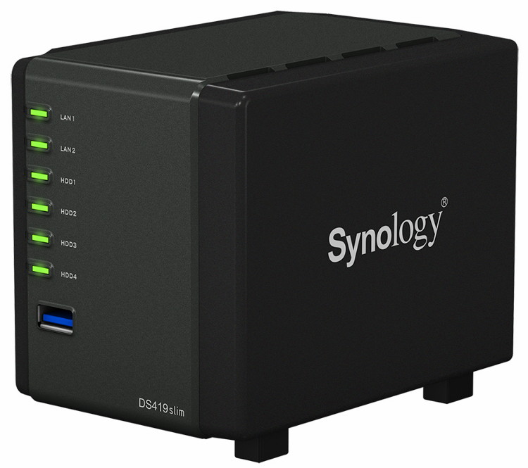 4-� �������� ������� ���������� Disk Station  DS419slim - ��� �������