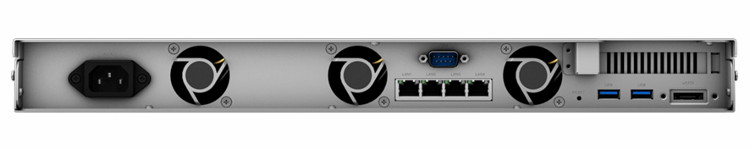 ���������������� 4-� �������� ������� ���������� ������� 19� / 1U Synology Rack Station  RS818RP+ - ��� �����