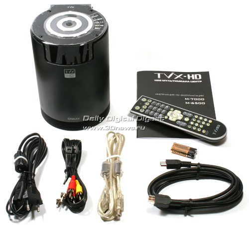 Медиаплеер TViX-HD M-7000 - Комплект поставки