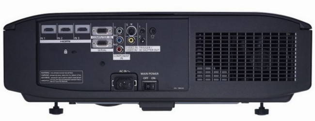 Panasonic PT-AE8000EA - задняя панель проектора