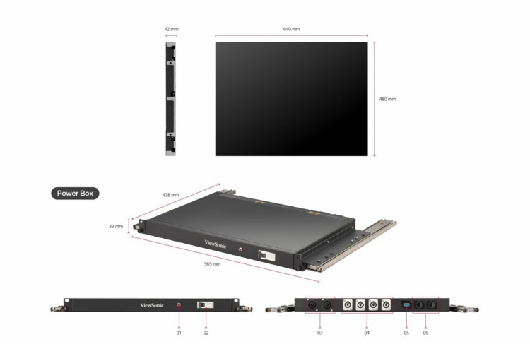 ���������������� LED ������ ViewSonic LDC031G-121C / LDC031G-151C / LDC031G-181C / LDC031G-251C - �������
