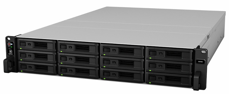 ���������������� 12-�� �������� ������� ���������� �������  Rack  2U Synology  SA3400 - ��� �������
